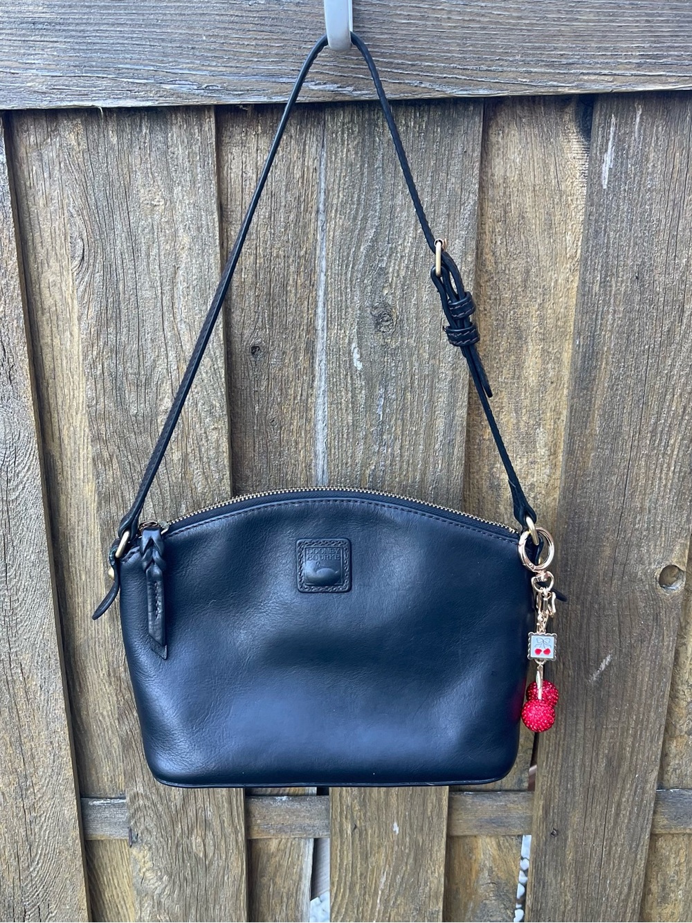 Dooney & Bourke Florentine Mini Domed Crossbody black